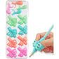 JuneLsy Pencil Grips for Kids Handwriting Pencil gripper Pencil Holder Posture Correction Training Writing AIDS for preschooler Kids toddler Children Special Needs (3 PCS)