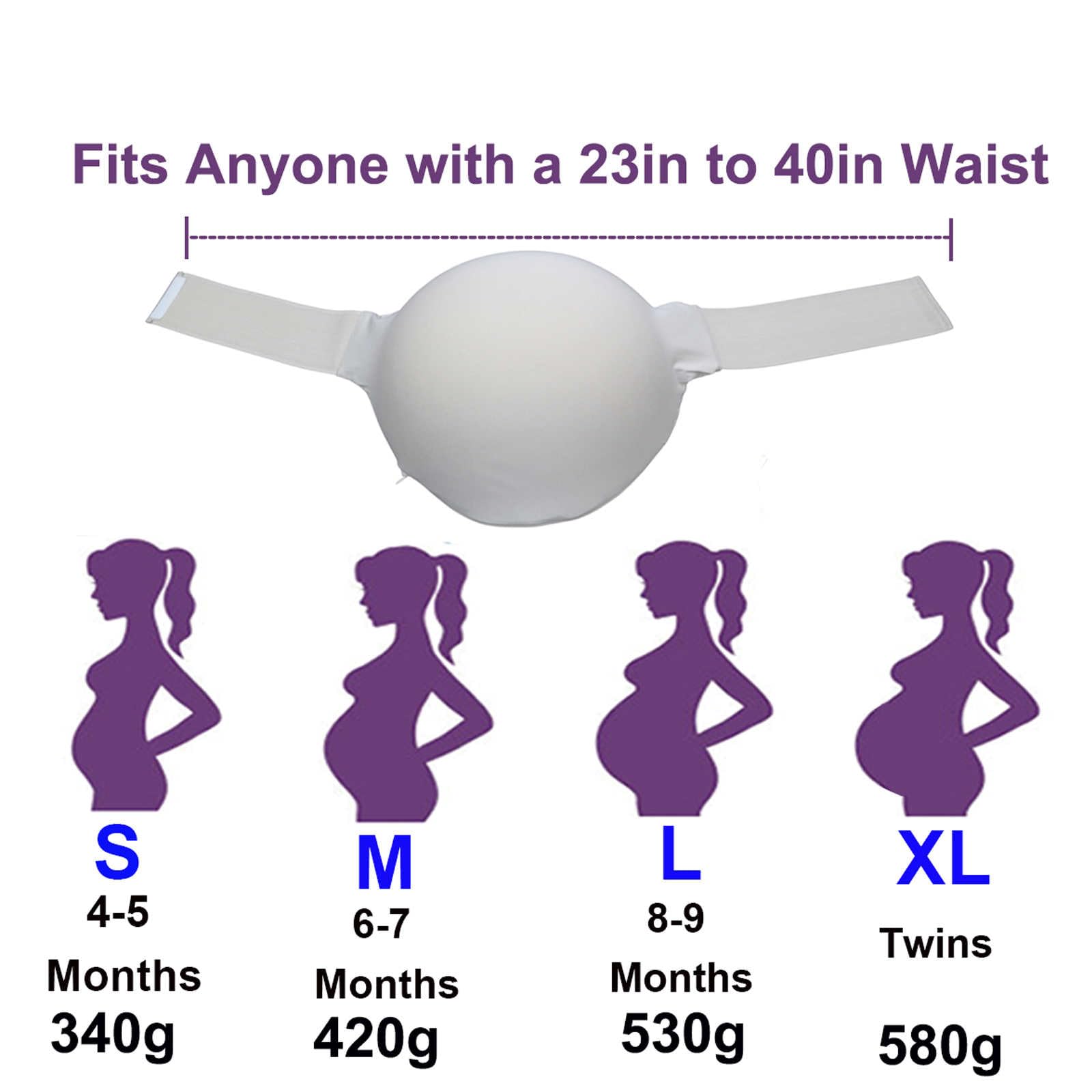 Buy now Fake Pregnancy Belly Fake Belly Bodysuit with Memory Foam Filling Costumes at indiglob india