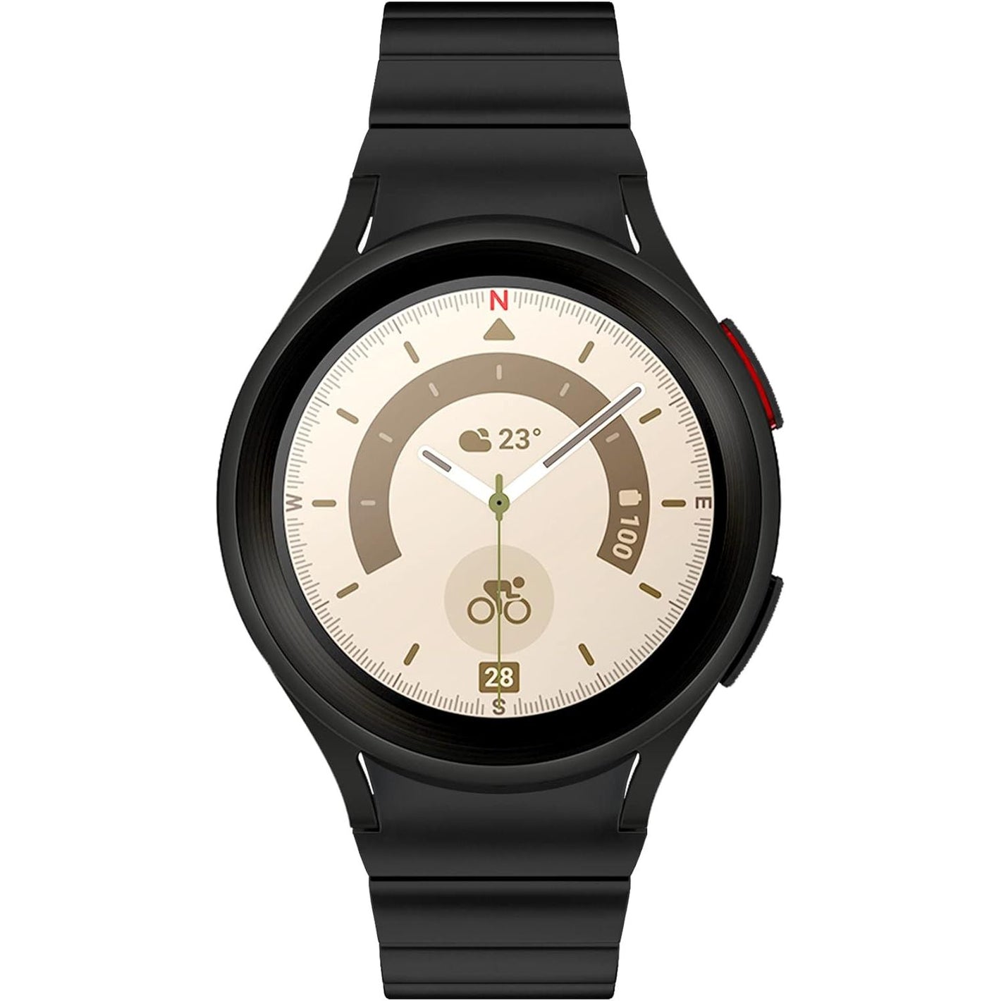 LDFAS Compatible for Samsung Galaxy Watch 7/6 Classic 43mm 47mm/5 Pro 45mm Bands, 20mm Titanium Metal Watch Strap with Curved Buckle Compatible for Samsung Galaxy Watch FE/6/5/4 40mm/44mm Band