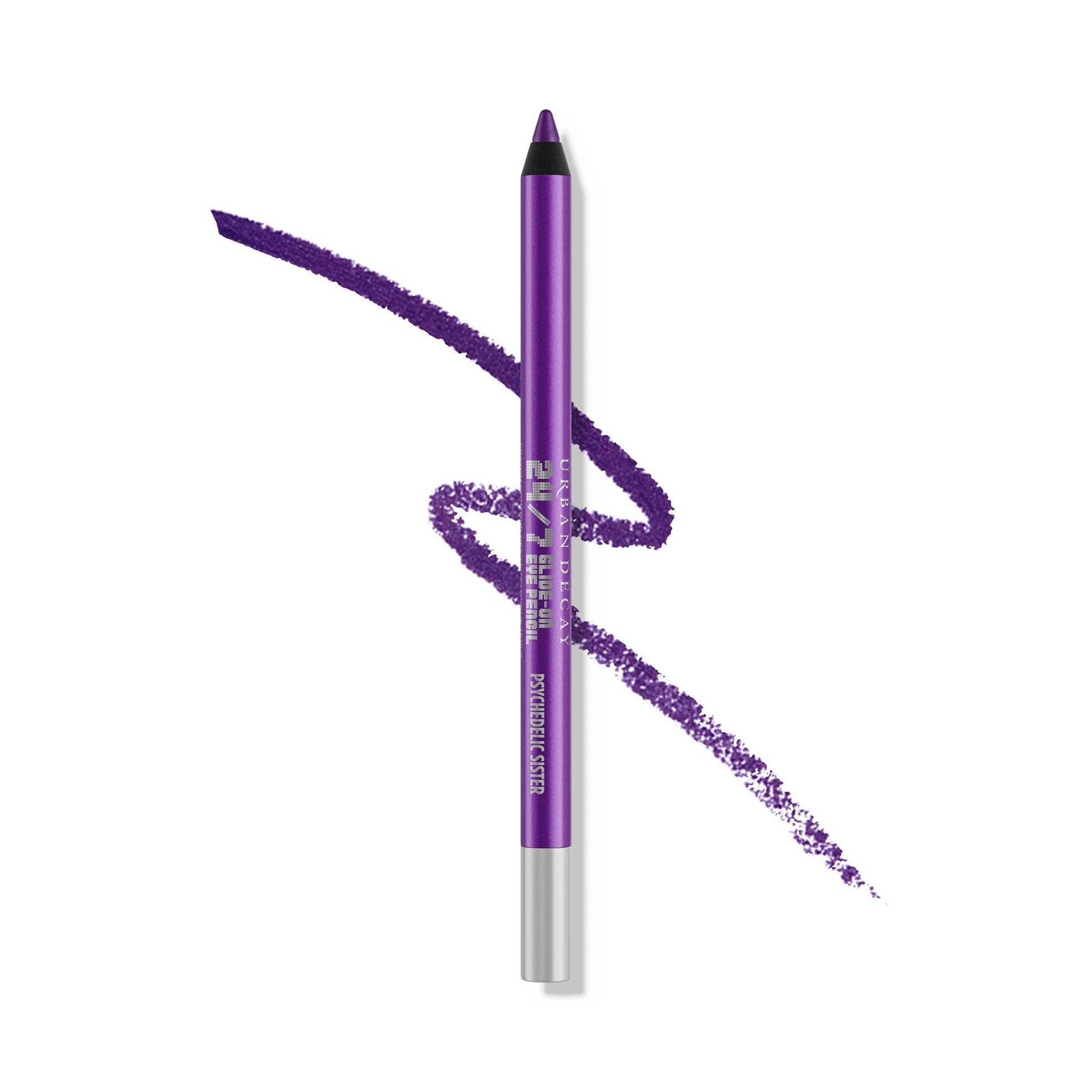 Buy now Urban Decay 24/7 Glide-On Waterproof Eyeliner Pencil - Smudge-Proof, Long-Lasting, Transfer-Proof, Up to 16HR Wear, Smooth No-Tug Formula, Hydrating Color Liner With Vitamin E & Jojoba Oil - 0.04 oz Psychedelic Sister (bright purple shimmer) at indiglob india