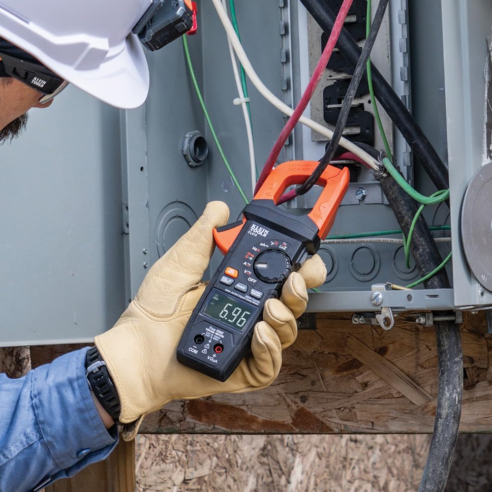 Buy now Klein Tools CL810 Digital Clamp Meter, Auto Ranging TRMS, AC/DC Volt/Current, LoZ, Continuity, Frequency, Capacitance, NCVT, Temp, More 1000V, Flashlight at indiglob india