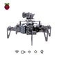 Buy now Adeept RaspClaws Hexapod Spider Robotic Kit Compatible with Raspberry Pi 4 3 Model B+ B, OpenCV Target Tracking, Video Transmission, Raspberry Pi STEAM Crawling Robot with PDF Manual at indiglob india