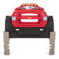 Buy now Simplay3 Monster Truck Headboard, Twin Size Plastic Car Bed Headboard for Kids, Toddlers and Boys with Toy Car Storage - Red, Made in USA at indiglob india