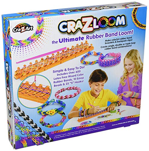 Buy now Cra-Z-Art Cra-Z-Loom Ultimate Rubber Band Bracelet Maker Activity Kit for Ages 8 and Up (packaging may vary) at indiglob india