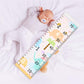 Beinou Baby Growth Chart for Wall Height Chart for Kids Wood Frame Measure Ruler 7.9in x 79in Canvas Hanging Height Measurement for Wall Decor