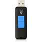 V7 2GB USB 2.0 Flash Drive with Retractable USB Connector - VF22GAR-3N, Black