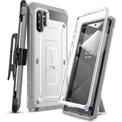 SUPCASE for Samsung Galaxy Note 10 Plus/Note 10 Plus 5G Case (Unicorn Beetle Pro), [Built-in Stand & Belt Clip] Full-Body Rugged Phone Case Without Screen Protector for Galaxy Note 10 Plus, Black