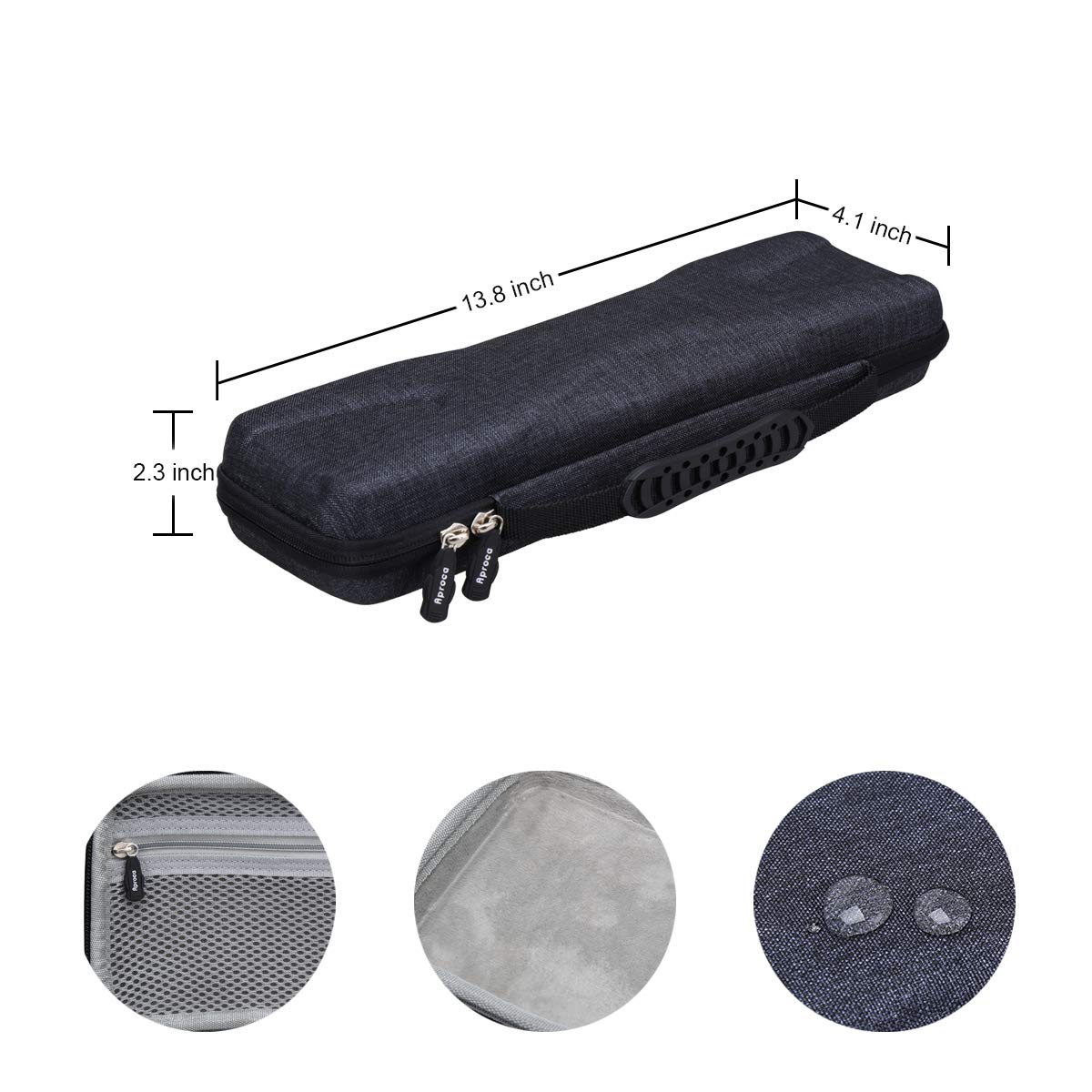 Buy now Aproca Hard Carry Travel Case Compatible with Numark DJ2GO2 Pocket DJ Controller at indiglob india