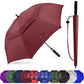 Golf Umbrella Large 62/68/72 Inch, Extra Large Oversize Double Canopy Vented Windproof Waterproof Umbrella, Automatic Open Golf Umbrella for Men and Women and Family.
