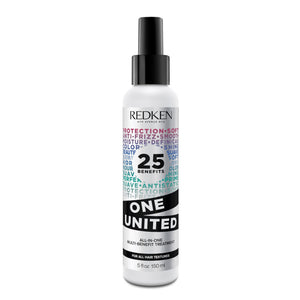 Buy now Redken One United All-In-One Leave In Conditioner - Multi-Benefit Leave In Treatment For All Hair Types, Heat Protectant and Detangler Spray, Paraben-Free at indiglob india