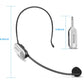 Bietrun UHF Wireless Microphone Headset, 165ft Range, Working Time 6H, 1/4''Plug, Wireless Headset Mic ＆Handheld Mic 2 in 1, for Karaoke Speaker, Amplifier, Speakers, PA System, Teaching, Fitness