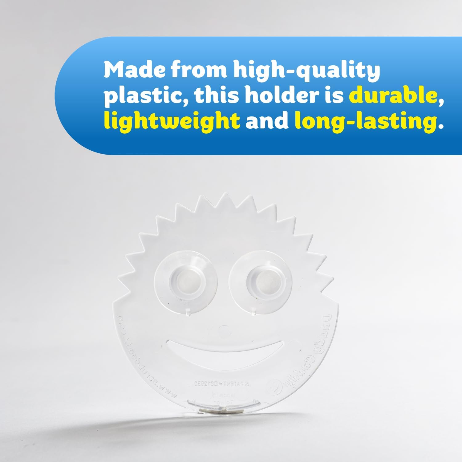 Buy now Scrub Daddy Sponge Holder Daddy Caddy - Sponge Holder for Kitchen Sink - Sponge Caddy and Kitchen Organizer with Suction Cups - Self Draining & Dishwasher Safe (1 Count) at indiglob india