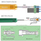 Buy now JRready ST5211 Pin Removal Tool KIT for Weather Pack Metri Pack Series Connector Harness terminals and Connector Crimp pin etc Electrical Connector, Tool KIT Include DRK 785084 Amp 1.5mm Removal Tool at indiglob india