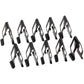 15 Pack Black Retainer Clips Universal Automotive Car Front Console Dash Dashboard Trim Fastener Rivet Clips for Ford Mazda Audi Toyota - My Store