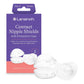 Lansinoh Contact Nipple Shields for Nursing Mothers, Ultra-Thin Soft & Flexible Medical-Grade Silicone Shields Designed for Sensitive Nipples and Latch-On Support, with Protective Case, 20mm, 2 Count