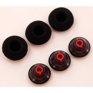 Earbuds Eartips Kit Replacement for Plantronics Voyager 5200, Medium Size Ear Gels Tips and Foam for Plantronics Voyager 5200 / Legend Eartip Kit [ 3 Pack ] (Medium Gray)