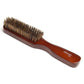 Diane Premium 100% Boar Bristle 7 Row Wave Brush for Men and Barbers, Medium-Firm Bristles for Thick Coarse Hair, Detangling, Smoothing