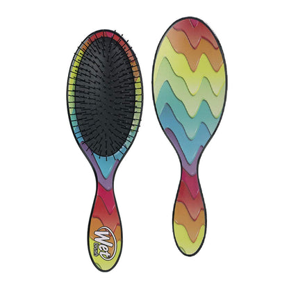 Wet Brush Original Detangler Hair Brush, Bamboo (Liquid Tropics) - Detangler Brush with Soft & Flexible Bristles - Detangling Brush for Curly Hair - Tangle-Free Brush for Straight, Thick, & Wavy Hair
