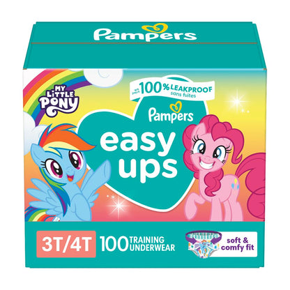 Buy now Pampers Size 5 Diapers, Potty Training Underwear for Toddlers, Easy Ups Diapers, Pull Up 3t-4t Training Pants for Girls and Boys, 100 Count, Giant Pack (Packaging & Prints May Vary) at indiglob india