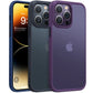 Buy now TORRAS Tough Shockproof for iPhone 13 Pro Case, [Military-Grade Drop Tested] Ultra-Durable Matte Hard PC Back with Soft Silicone Edge Slim Protective for iPhone 13 Pro Phone Case,Translucent Black at indiglob india