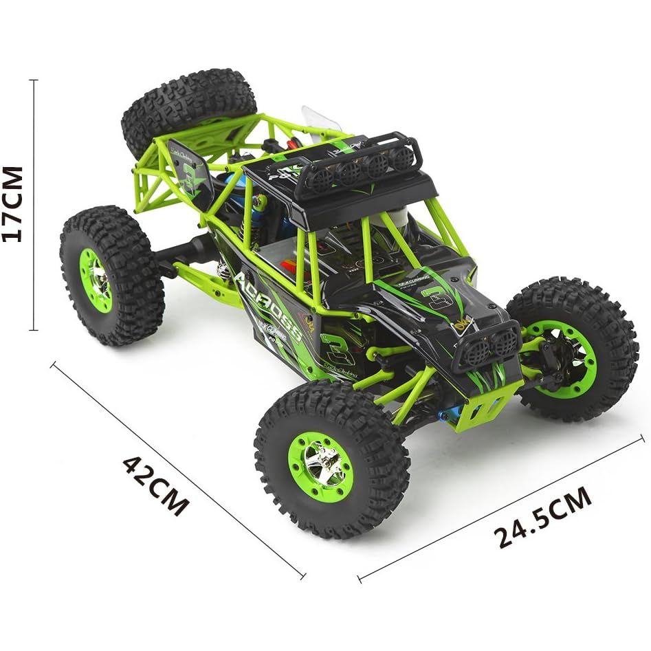 Buy now WLtoys RC Cars 1/12 Scale 2.4G 4WD High Speed Electric All Terrain Off-Road Rock Crawler Climbing Buggy RTR for Kids and Adults at indiglob india