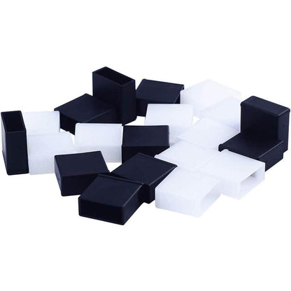 BUSHIBU USB Cover Cap, 20 Pcs Black Clear Plastic USB A Male Anti-Dust Plug Cover - My Store