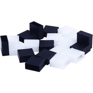 BUSHIBU USB Cover Cap, 20 Pcs Black Clear Plastic USB A Male Anti-Dust Plug Cover