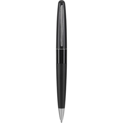 PILOT Metropolitan Collection Fountain Pen, Black Barrel, Classic Design, Medium Nib, Black Ink (91107)