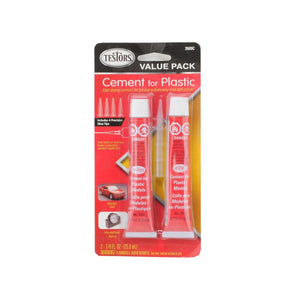 Cement Glue Value Pack Testors 2-7/8 fl oz tubes