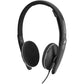 Sennheiser PC 3.2 Chat - Lightweight Stereo Headset With Adjustable Noise-Cancelling Microphone - for Internet Telephony and E-Learners - PC Connectivity- Great for Gaming, Work, & Study,Black