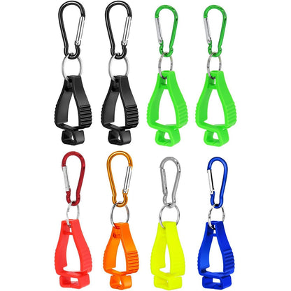 6PCS Glove Clips for Work, Non Slip Glove Holder Clip for Guard Labor Worker Glasses Helmets Hanger Clamp Grabber
