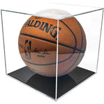 BallQube Basketball Display Case for Autographed and Souvenir Balls Clear Cube Holder - My Store