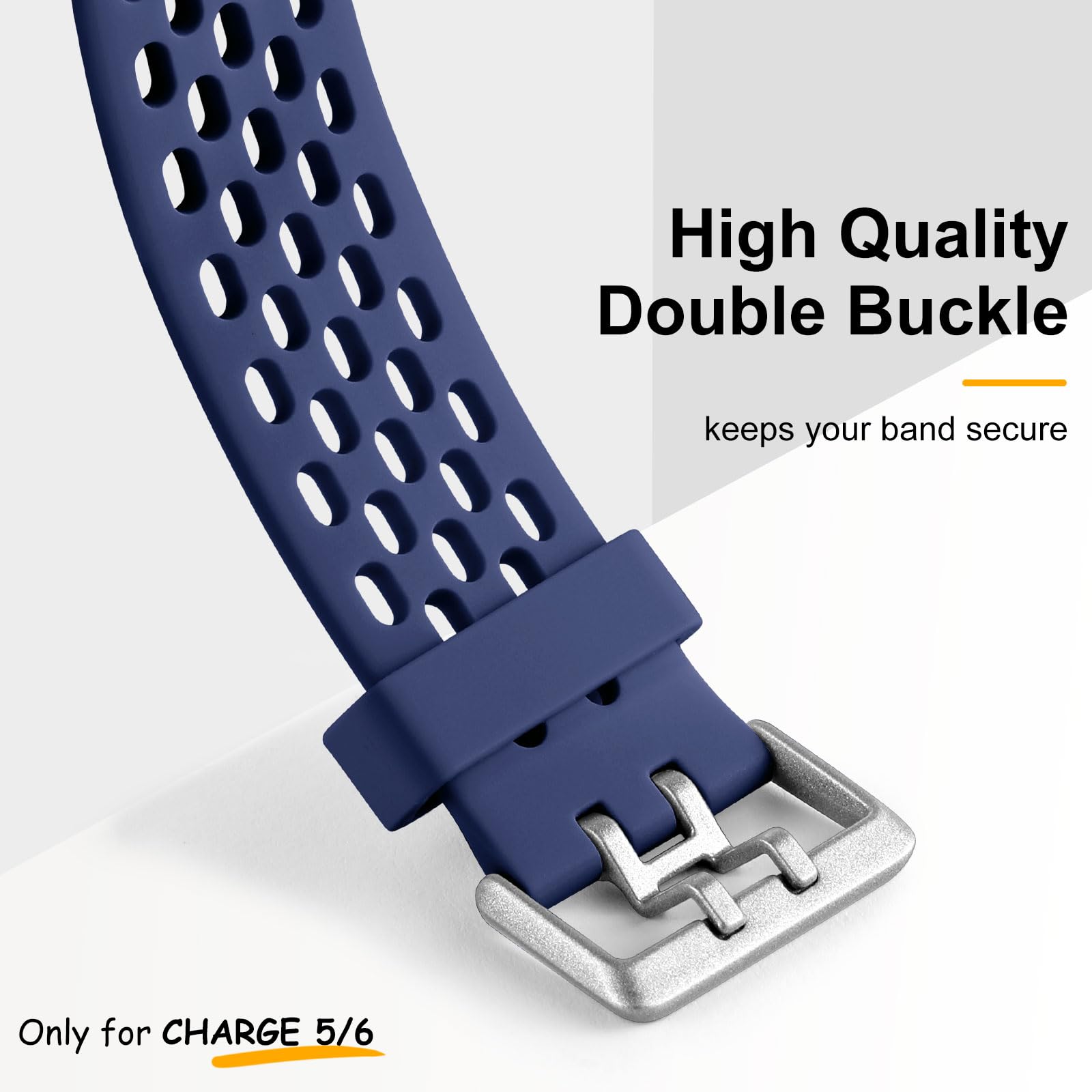 Buy now Maledan Compatible with Fitbit Charge 5/ Fitbit Charge 6 Bands Women Men, Breathable Sport Band Soft Waterproof Replacement Wristbands Strap for Fitbit Charge 5/ Charge 6 Advanced Fitness Tracker at indiglob india