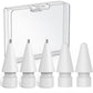Delidigi 5 Pack Replacement Tips Compatible with Apple Pencil Pro/2nd Generation/1st Gen/USB C, Wear-Resistant iPencil Nibs Accessories Fine Point Precise Control Pen Like Tips