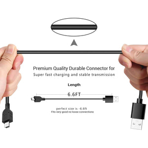 Love your yy Replacement USB Cable Power Cord for Blue Yeti Recording Microphones MIC, Blue Snowball iCE USB Mic Wire USB A mini b Charging Cable