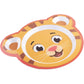 2 Daniel Tiger Mealtime Feeding Plates - Cute Compartment Dishes with Deep Sides for Kids - Divided Sections for Healthy Eating Habits, Melamine, BPA Free, Dishwasher Safe, Break Resistant