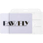 Pawfly 2 Pack Vertical 2-Card Badge Holder with Thumb Slot Hard Transparent PC Case Protector for Office School IDs Credit Cards Driver’s Licenses and Passes