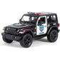 KiNSMART - Jeep Wrangler Rubicon Off Road 4x4 5 inch 1:34 Scale Die Cast Model Replica Toy Car (Blue Hardtop)