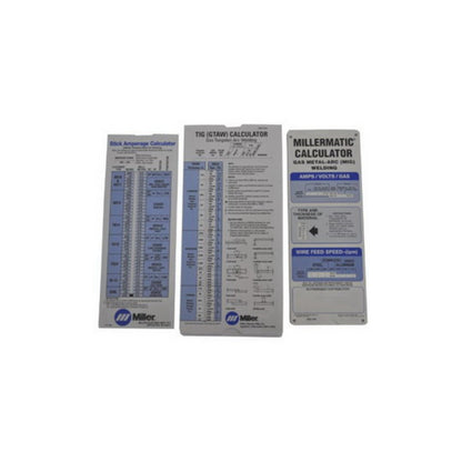 Buy now Miller 043125 MIG, TIG, Stick, 3-Pack Calculators at indiglob india