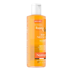 Neutrogena Rapid Clear 2-in-1 Fight & Fade Acne Toner, 8 Fl. Oz.