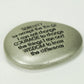 Cathedral Art Serenity Prayer Soothing Stone - Engraved Rock with Inspirational Words, Mindfulness and Meditation Stones for Stress, Worry, and Anxiety, 1-1/2-Inch, Silver