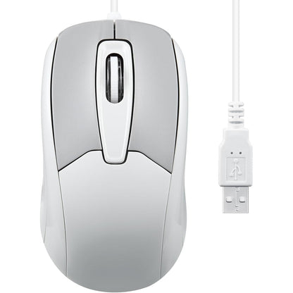 Perixx PERIMICE-209 3 Button USB Wired Mouse - Optical - 1000 DPI - 5.9 Ft Cable - Black