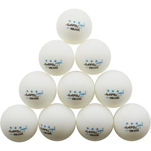 MAPOL 50 White 3-Star Table Tennis Ball Premium Training Ping Pong Balls