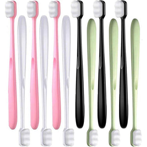 12PCS Extra Soft Toothbrush Adult Teen Manual Micro Nano Toothbrushes 20,000 Bristles for Sensitive Gums Fragile Teeth Oral Gum Recession - My Store