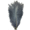 CENFRY 10pcs Ostrich Feathers 10-12inch Plumes for Wedding Centerpieces Home Decoration (White) - grey