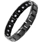 Feraco Mens Magnetic Bracelet, Effective Titanium Steel Magnet Bracelets with Sizing Tool, Black