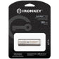 Kingston Ironkey Locker+ 50 32GB Encrypted USB Flash Drive | USB 3.2 Gen 1 | XTS-AES Protection | Multi-Password Security Options | Automatic Cloud Backup | Metal Casing | IKLP50/32GB,Silver
