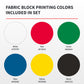 Buy now Speedball Premium Block Printing Ink Set - 6 Colors for Fabric and Paper - Water Soluble Oil Based Ink - 1.25 oz Each - Non Toxic Art Supplies at indiglob india