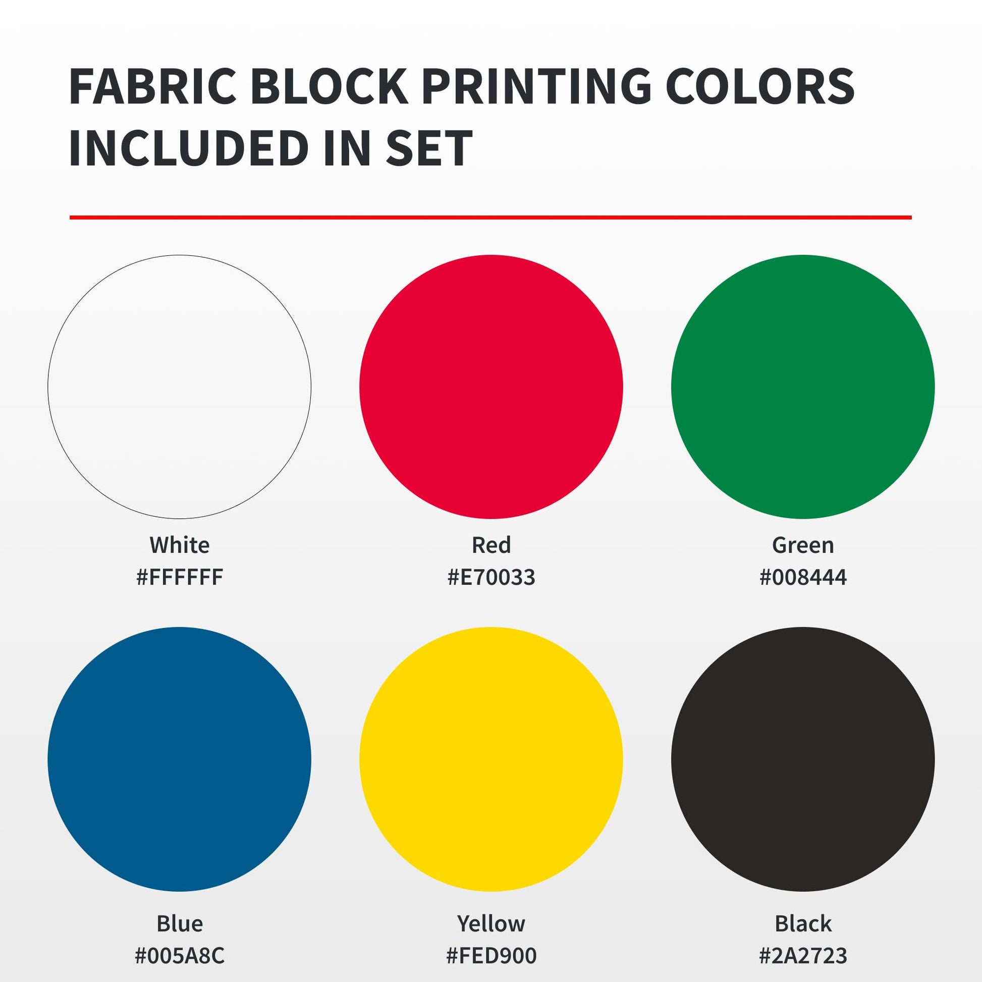 Buy now Speedball Premium Block Printing Ink Set - 6 Colors for Fabric and Paper - Water Soluble Oil Based Ink - 1.25 oz Each - Non Toxic Art Supplies at indiglob india