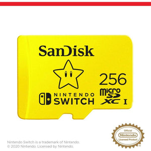 SanDisk 256GB microSD Card, Licensed for Nintendo-Switch - Made for Nintendo-Switch 1, OLED, and Lite - SDSQXAO-256G-GNCZN